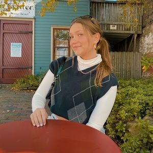 Nautica sweater vest #trendy #argyle #y2k